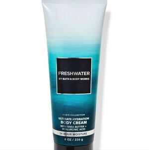 Bath and Body Works Men's Collection FRESHWATER Ultra Hydration Body Cream NWT